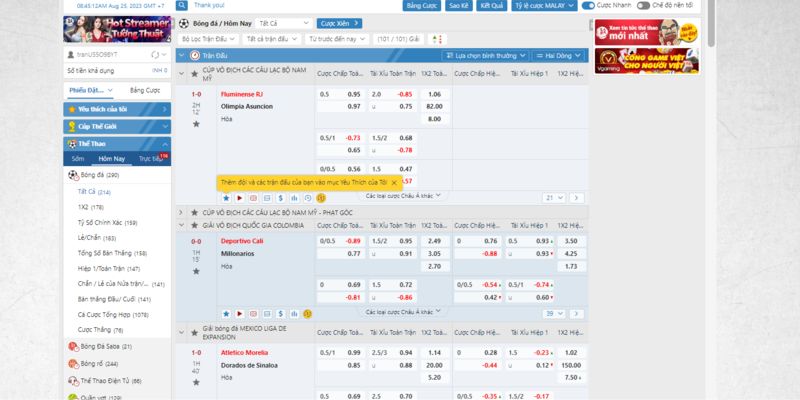 CMD thể thao good88 giúp thành viên dễ dàng theo dõi thông tin