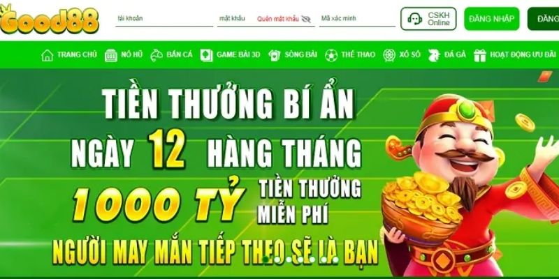 Hướng dẫn Good88 cung cấp thông tin cho người chơi 